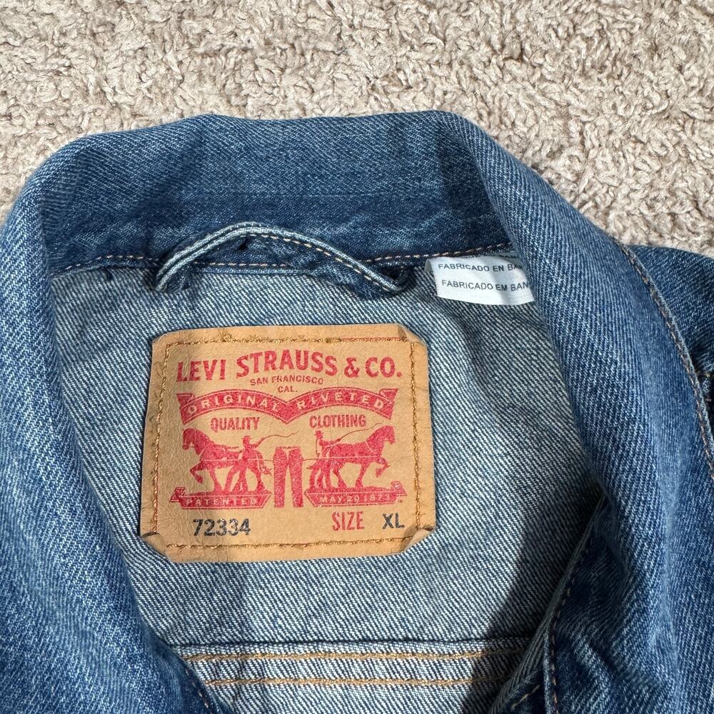 Levi's Blue Denim Jacket - Picture 4 of 8